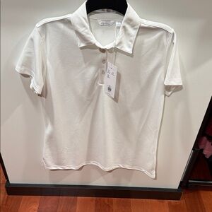 Lady Hagen White Polo Shirt